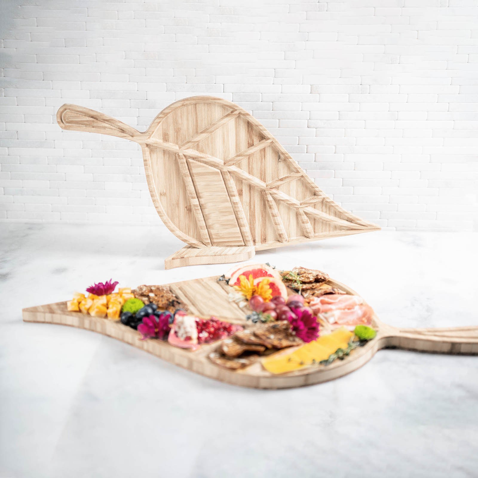 Phyboom Tableware Set Appetif Board Party Leaf Tray Wooden Handicrafts  Decorations Cooked Food